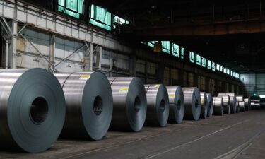 Steel coils at the US Steel Irvin Works facility in West Mifflin