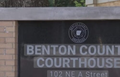 A man accused of trying to kill his grandfather was arrested by Bentonville police on Saturday.