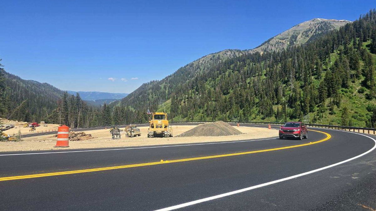 Innovative materials/last steps of reconstruction: Teton Pass reopens in time for Independence Day