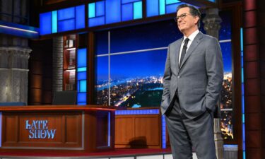 The Late Show with Stephen Colbert films a show on September 19