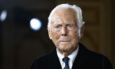 Inside the small San Martino church where the designer's private funeral will be held.